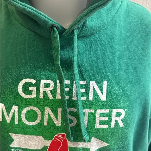 Green Monster Hoodie with Red Socks Logo - Picture 4 of 6